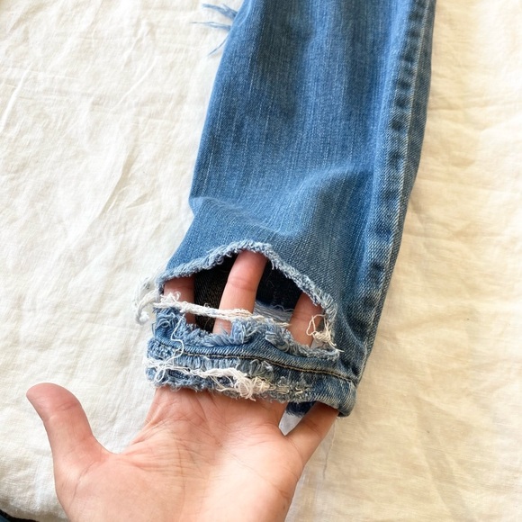 CELLO light wash mid rise distressed denim jeans - Picture 11 of 15